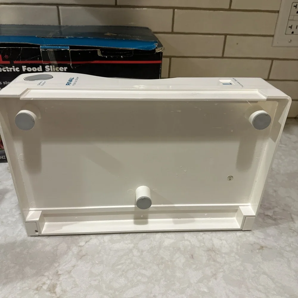 Rival Fold-Up Electric Food Slicer for Meat, Cheese & More Model 1042 Vintage